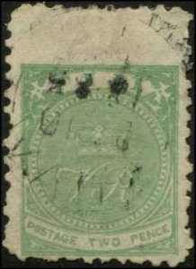 Fiji SC# 41e Crown and VR 2p Used perf 10x10