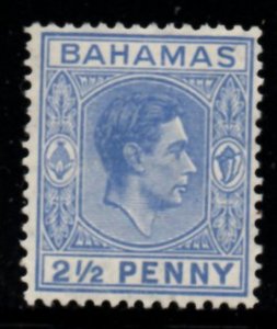 Bahamas Sc 104 1938 2 1/2 d ultra George VI stamp mint