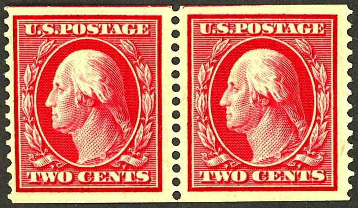 U.S. #388 MINT PAIR OG LH