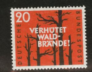 Germany Scott 782 MH* 1958 Prevent Forest Fire stamp