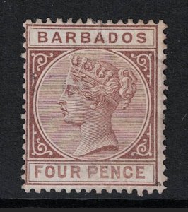 Barbados SC# 65 Mint Hinged - S19243