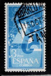 SPAIN Scott 841 Used 1955 Telegraph set top value