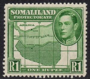 Somaliland Protectorate - 1938 KGV 1r MH* SG 101