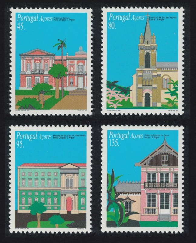 Azores Hospital Chapel Architecture of Sao Miguel 4v SG#549-552