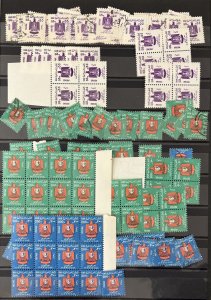 UAR Egypt Officials Blocks Mixture M&U (Aprx 350 Items)   DA205