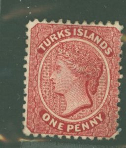 Turks Islands #54v  Single