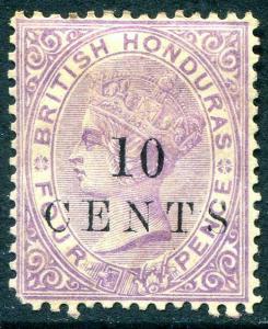 HERRICKSTAMP BRITISH HONDURAS Sc.# 23 Mint Hinged Scott Retail $70.00