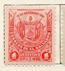 El Salvador 1897 Early Issue Fine Mint Hinged 1c. 121032