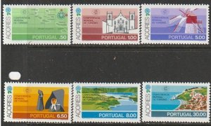 1980 Portugal-Azores - Sc 316-21 - MNH VF - 6 single - Tourism