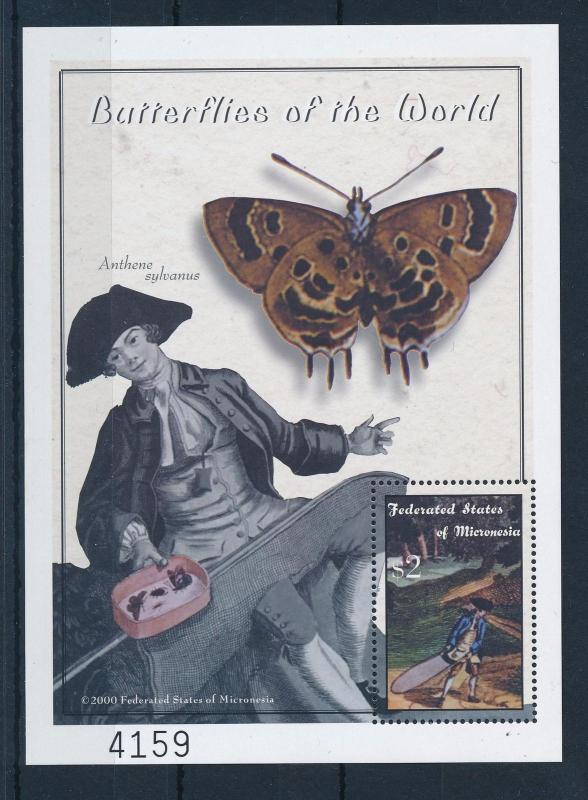 [34837] Micronesia 2000 Butterflies Schmetterlingen Papillons  MNH Sheet