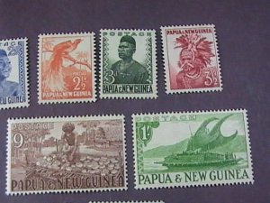 PAPUA/NEW GUINEA # 122-136-MINT/HINGED-COMPLETE SET----QEII----1952