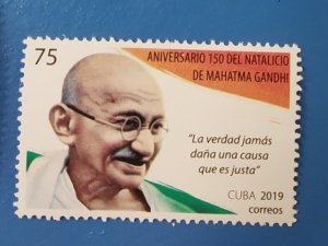 O) 2019 CUBA - CARIBBEAN, SPANISH ANTILLES, MOHANDAS  MAHATMA GANDHI - PAC