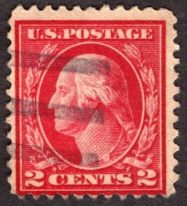 1917, US 2c, Washington, Used, Sc 499