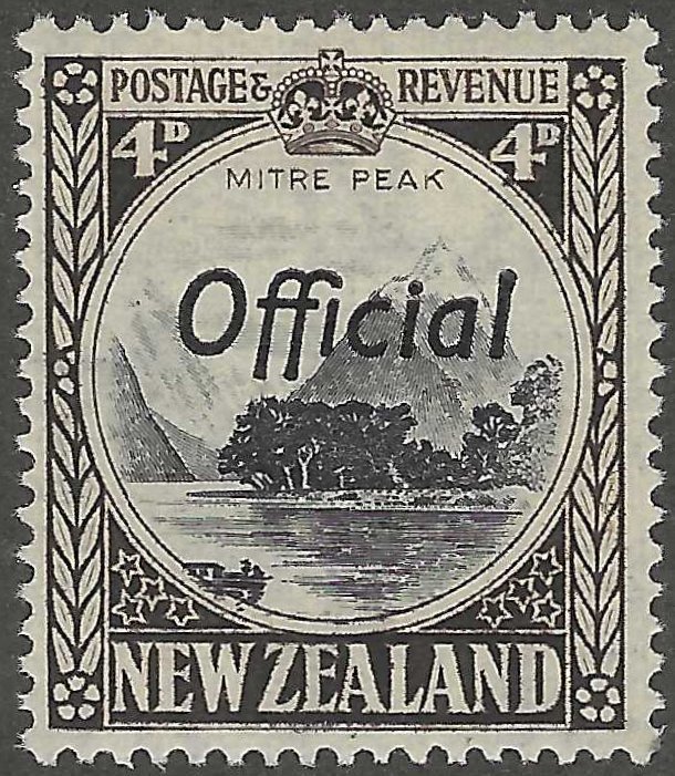 New Zealand, stamp, Scott#067, mint, hinged, 4d,