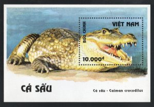 Viet Nam Scott 2538 MNH** Crocodile souvenir sheet