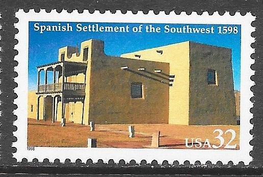 USA 3220: 32c Adobe Building, MNH, VF