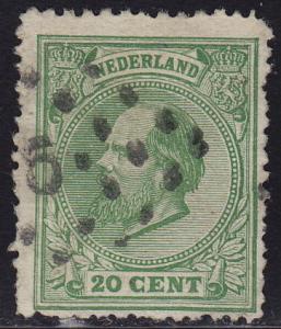 Netherlands - 1872 - Scott #28 - used