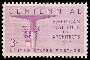 # 1089 MINT NEVER HINGED ARCHITECTS     XF+