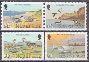 ZAYIX Great Britain - Isle of Man 236-239 MNH Marine Birds Mute Swans Terns