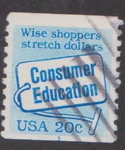 US #2005 Consumer Education Used PNC Single plate #3