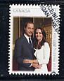 Scott # 2467   $1.75 Royal Wedding used BP singles