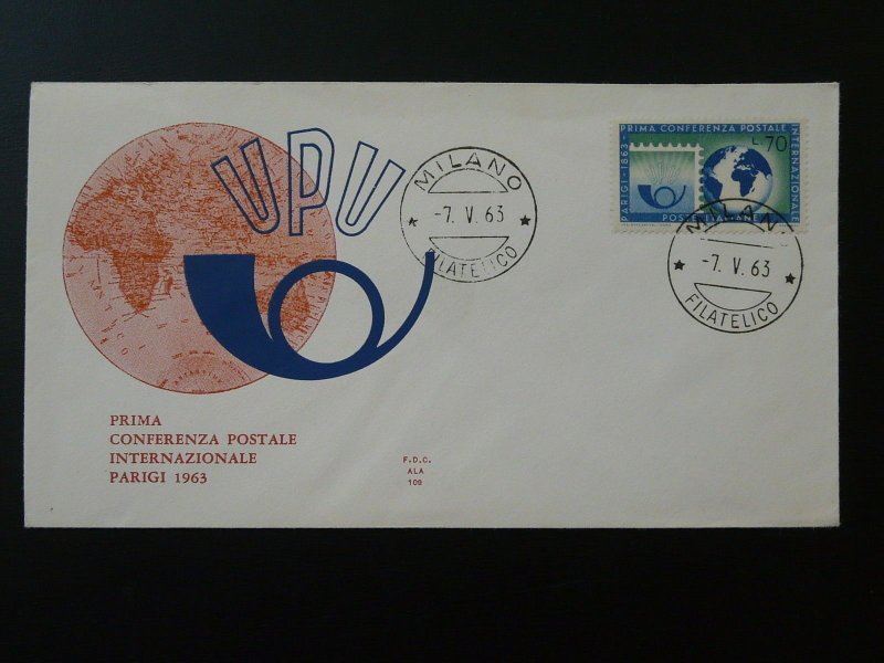 Universal Postal Union UPU conference 1963 FDC Italy 80619