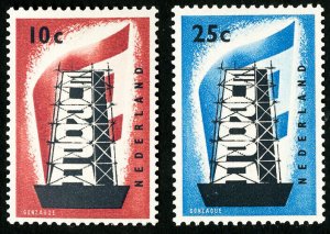 Netherlands Stamps # 368-9 MNH XF 1st Europa set Scott Value $75.00