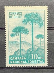 (397) CHILE 1967 : Sc# 363 TROPICAL TREES MNH VF