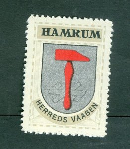 Denmark. Poster Stamp 1940/42. Mnh. District: Hamrum. Coats Of Arms
