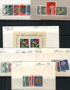 Switzerland Scott B313-B338 Mint NH [TK100]