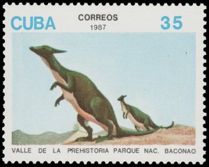 LATIN AMERICA 1987 SCOTT # 2958. UNUSED.  PREHISTORIC ANIMALS