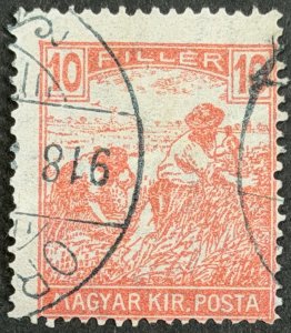 Hungary, 1916-1918, SC#113, Harvest (MAGYAR KIR POSTA) Used, VG