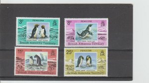 British Antarctic Territory  Scott#  72-75  MNH  (1979 Macaroni Penguins)