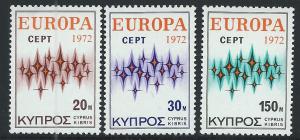 CYPRUS SC# 380-2 F-VF MNH 1972