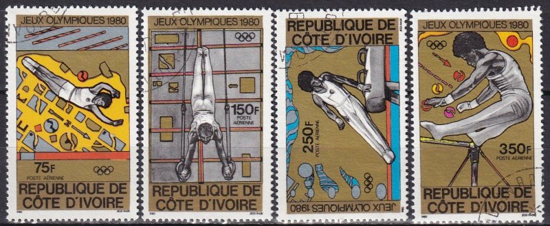 Ivory Coast #C66-9  F-VF Used CV $2.95 (Z4959)