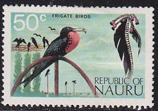 Nauru 103 Frigate Birds  1973