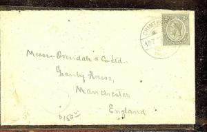NYASALAND (P1210B) KGV2D COVER  FROM  VILLAGE TO ENGLAND