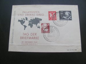 GERMANY DDR 1949 FDC SC  B14  25 EUROS+ (100)