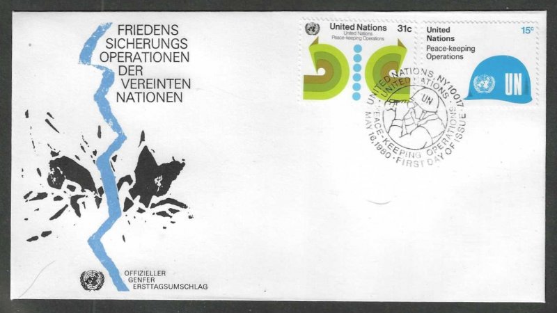 United Nations New York 320-321 FDC SC$