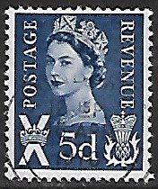 Scotland - # 11 - Queen Elisabeth - used....{Blw8}