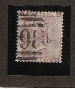 Great Britain Scott # 39 Used 6p Victoria  2018 CV $105.00