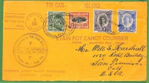 ZA1502 - TOGA - POSTAL HISTORY - OVERSIZED Cover 1935 - TIN CAN MAIL