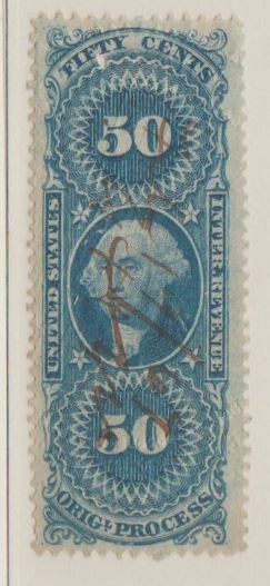 U.S. Scott #R60c Revenue Stamp - Used Set of 5 - IND