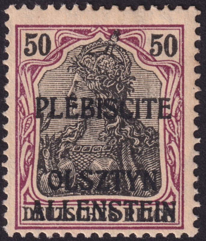 Allenstein 1920 'Plebiscite' Issue; #1-#14 (Not including #4) (21 pcs)