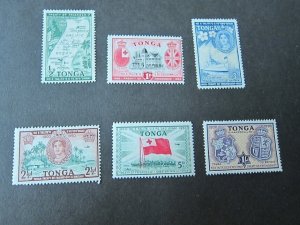 Tonga 1951 Sc 94-99 set MH