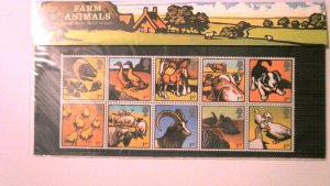 GREAT BRITAIN PRESENTATION PACK MNH: FARM ANIMALS