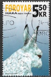 FAROE ISLANDS 2005 5.50k RABBIT Issue Sc 454 VFU