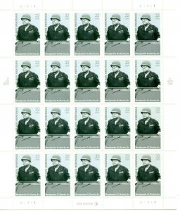 Benjamin O. Davis Sheet of Twenty 32 Cent Postage Stamp Scott 3121