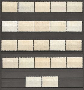 MONTSERRAT 1938/48 SG 101a/112 + Shades MINT