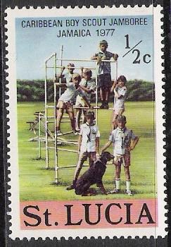 St Lucia #419 Boy Scout Jamboree MNH